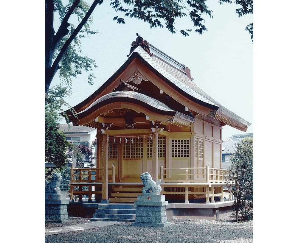 地域の諏訪神社完成